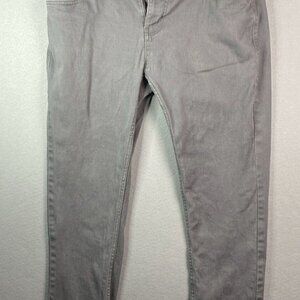 Redemption Jeans Men's 36 x 30 Gray Denim Straight Leg Skinny Premium Pants‎